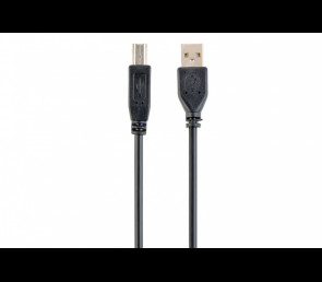 Kabel USB 2.0 AB AM-BM 1.8m czarny do komputerów i drukarek