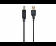 Kabel USB 2.0 AB AM-BM 1.8m czarny do komputerów i drukarek Kabel USB 2.0 AB AM-BM 1.8m czarny do komputerów i drukarek