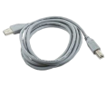 Kabel USB 2.0 AB AM-BM 1.8m szary komputerowy jakościowy Kabel USB 2.0 AB AM-BM 1.8m szary komputerowy jakościowy