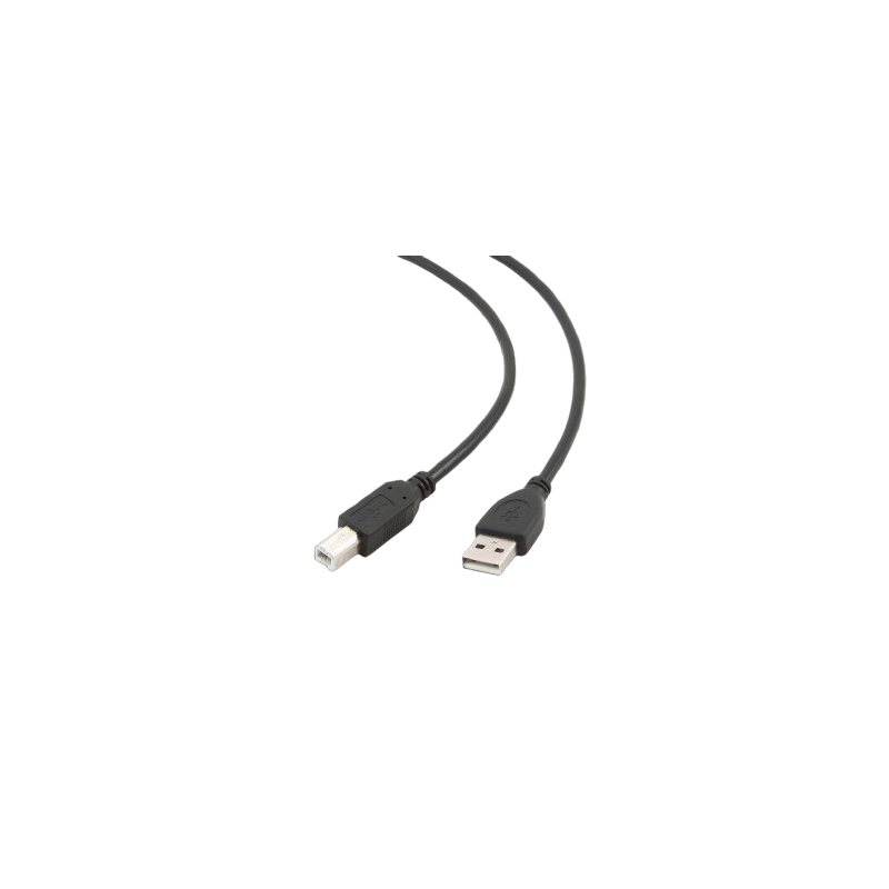 Kabel USB 2.0 AM-BM 1m czarny komputerowy przewód Kabel USB 2.0 AM-BM 1m czarny komputerowy przewód
