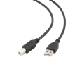 Kabel USB 2.0 AM-BM 1m czarny komputerowy przewód Kabel USB 2.0 AM-BM 1m czarny komputerowy przewód