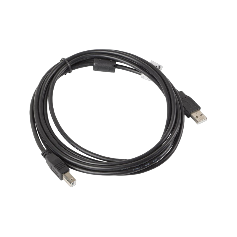 Kabel USB 2.0 AM-BM 3M czarny ferrytowy do drukarki i komputera Kabel USB 2.0 AM-BM 3M czarny ferrytowy do drukarki i komputera
