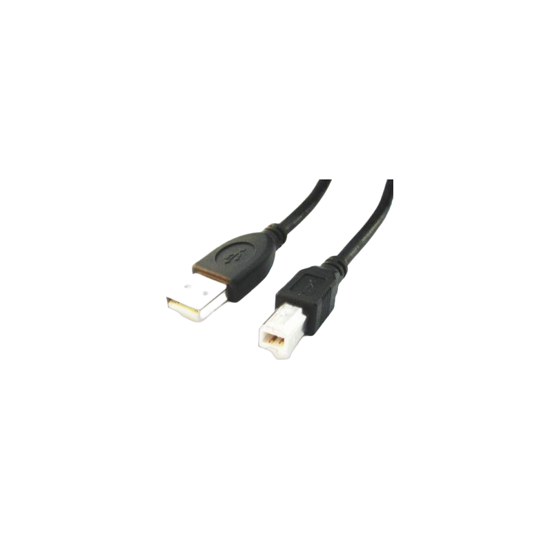 Kabel USB 2.0 Gembird AB AM-BM 3m czarny do drukarki komputerowy Kabel USB 2.0 Gembird AB AM-BM 3m czarny do drukarki komputerowy