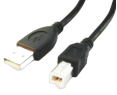 Kabel USB 2.0 Gembird AB AM-BM 3m czarny do drukarki komputerowy Kabel USB 2.0 Gembird AB AM-BM 3m czarny do drukarki komputerowy