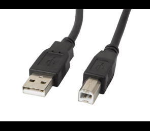 Kabel USB 2.0 Lanberg AM-BM 5m czarny ferytowy komputerowy