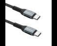 Kabel USB 2.0 typ C 1.5m Qoltec 100W szybkie ładowanie QC 3.0 czarny Kabel USB 2.0 typ C 1.5m Qoltec 100W szybkie ładowanie QC 3.0 czarny