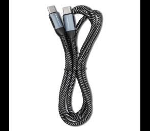 Kabel USB 2.0 typ C 1.5m Qoltec 100W szybkie ładowanie QC 3.0 czarny