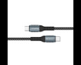 Kabel USB 2.0 typ C 1.5m Qoltec 100W szybkie ładowanie QC 3.0 czarny Kabel USB 2.0 typ C 1.5m Qoltec 100W szybkie ładowanie QC 3.0 czarny