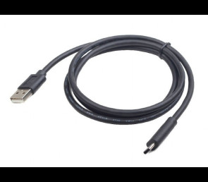 Kabel USB 2.0 Type C BM/CM 1 m czarny do smartfona i komputera