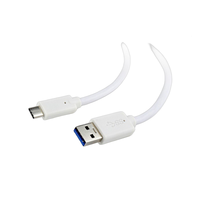 Kabel USB 3.0 Gembird C AM/CM 1m biały szybki do SSD Kabel USB 3.0 Gembird C AM/CM 1m biały szybki do SSD