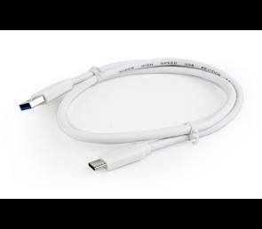 Kabel USB 3.0 Gembird C AM/CM 1m biały szybki do SSD