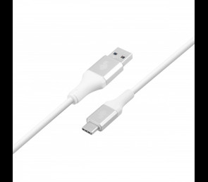 Kabel USB 3.0 USB C 2m PREMIUM 3A biały TPE szybkie ładowanie