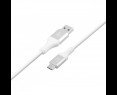 Kabel USB 3.0 USB C 2m PREMIUM 3A biały TPE szybkie ładowanie Kabel USB 3.0 USB C 2m PREMIUM 3A biały TPE szybkie ładowanie