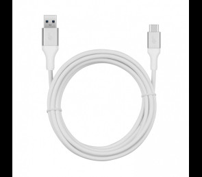 Kabel USB 3.0 USB C 2m PREMIUM 3A biały TPE szybkie ładowanie