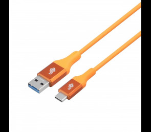 Kabel USB 3.0 USB C 2m PREMIUM 3A pomarańczowy szybkie ładowanie