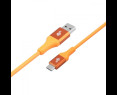 Kabel USB 3.0 USB C 2m PREMIUM 3A pomarańczowy szybkie ładowanie Kabel USB 3.0 USB C 2m PREMIUM 3A pomarańczowy szybkie ładowanie