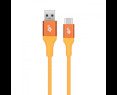 Kabel USB 3.0 USB C 2m PREMIUM 3A pomarańczowy szybkie ładowanie Kabel USB 3.0 USB C 2m PREMIUM 3A pomarańczowy szybkie ładowanie