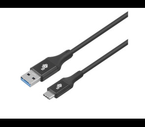 Kabel USB 3.0 USB C 2m PREMIUM czarny szybkie ładowanie TPE