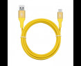 Kabel USB 3.0 USB C 2m PREMIUM szybkie ładowanie żółty TPE Kabel USB 3.0 USB C 2m PREMIUM szybkie ładowanie żółty TPE