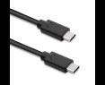 Kabel USB 3.1 typ C męski 1.4m czarny szybki transfer danych Kabel USB 3.1 typ C męski 1.4m czarny szybki transfer danych