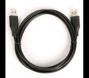 Kabel USB AM-AM 1.8m czarny do komputera USB 2.0