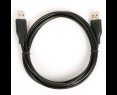Kabel USB AM-AM 1.8m czarny do komputera USB 2.0 Kabel USB AM-AM 1.8m czarny do komputera USB 2.0