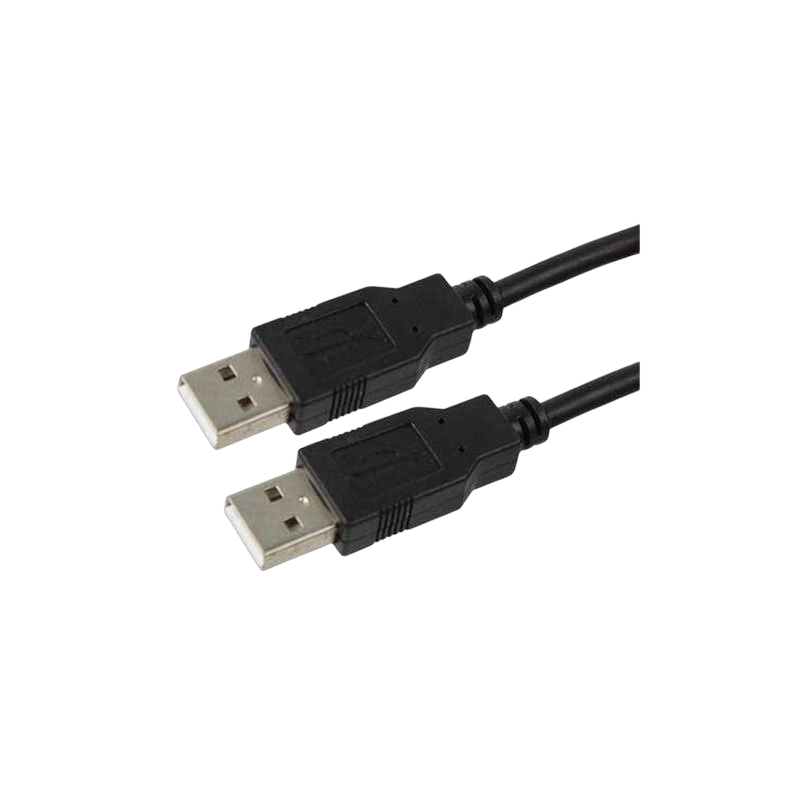 Kabel USB AM-AM 1.8m czarny USB 2.0 Hi-Speed do komputera Kabel USB AM-AM 1.8m czarny USB 2.0 Hi-Speed do komputera