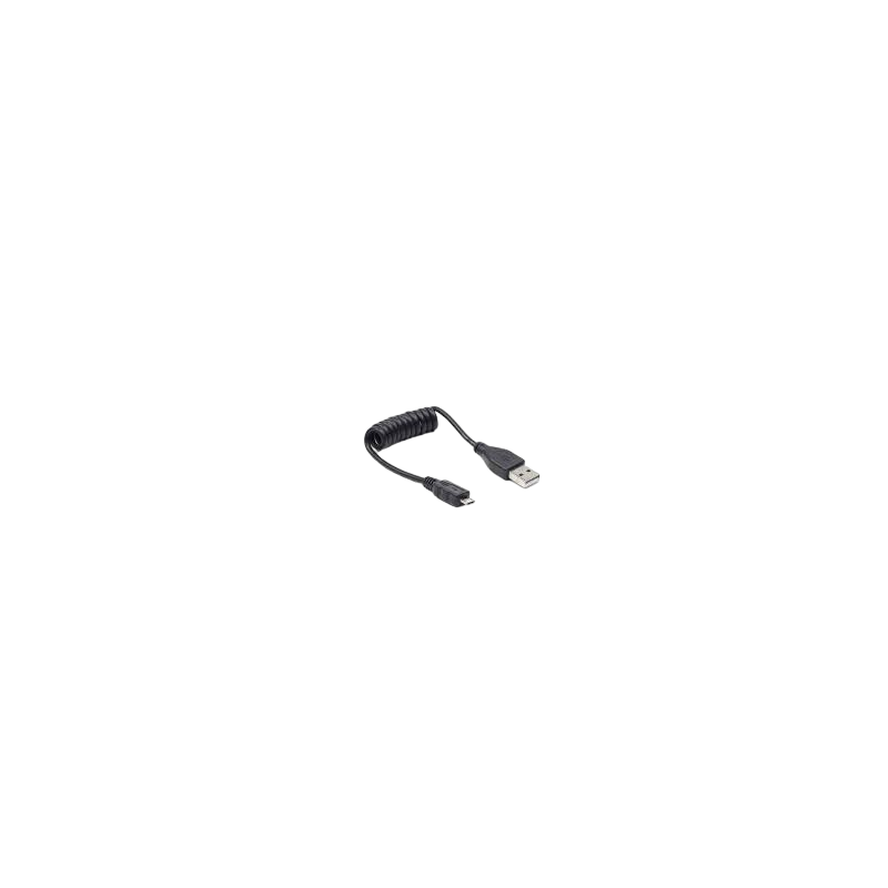 Kabel USB AM-Micro 20-60 cm Gembird czarny szybki transfer danych Kabel USB AM-Micro 20-60 cm Gembird czarny szybki transfer danych