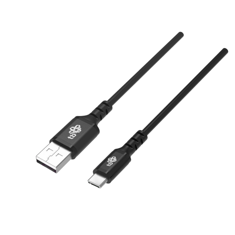 Kabel USB C 2m silikonowy czarny Quick Charge do ładowania Kabel USB C 2m silikonowy czarny Quick Charge do ładowania