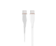 Kabel USB C do USB C 1.5M biały 60W szybkie ładowanie Kabel USB C do USB C 1.5M biały 60W szybkie ładowanie