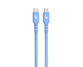 Kabel USB C silikonowy niebieski 1m szybkie ładowanie 60W Kabel USB C silikonowy niebieski 1m szybkie ładowanie 60W