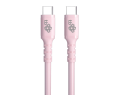 Kabel USB C TB 60W żelowy 1m różowy superszybkie ładowanie Kabel USB C TB 60W żelowy 1m różowy superszybkie ładowanie