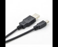Kabel USB Mini USB 1m czarny do ładowania i transferu danych Kabel USB Mini USB 1m czarny do ładowania i transferu danych