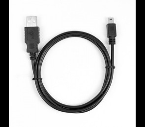 Kabel USB Mini USB 1m czarny do ładowania i transferu danych