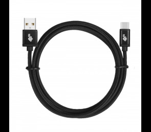 Kabel USB USB C 1.5m czarny do ładowania szybki jakościowy