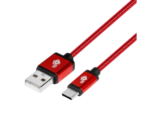 Kabel USB USB C 1.5m rubinowy szybkie ładowanie do smartfona