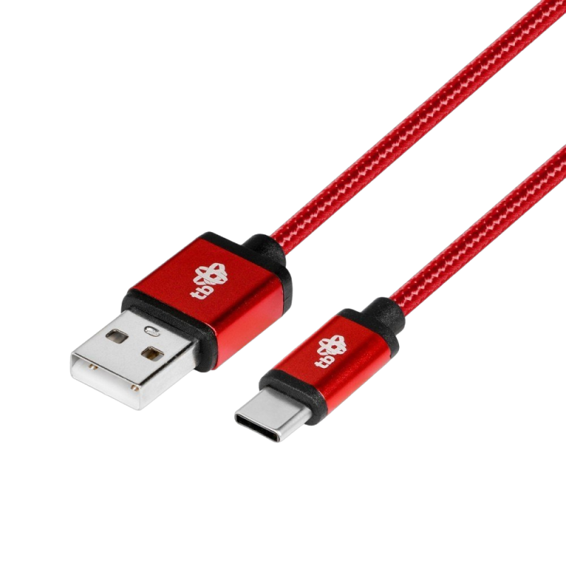 Kabel USB USB C 1.5m rubinowy szybkie ładowanie do smartfona Kabel USB USB C 1.5m rubinowy szybkie ładowanie do smartfona