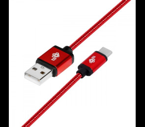Kabel USB USB C 1.5m rubinowy szybkie ładowanie do smartfona