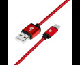 Kabel USB USB C 1.5m rubinowy szybkie ładowanie do smartfona Kabel USB USB C 1.5m rubinowy szybkie ładowanie do smartfona