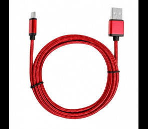 Kabel USB USB C 1.5m rubinowy szybkie ładowanie do smartfona
