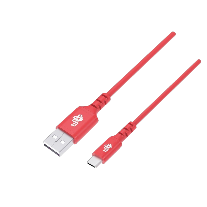 Kabel USB USB C 1m silikonowy czerwony Quick Charge lekki Kabel USB USB C 1m silikonowy czerwony Quick Charge lekki
