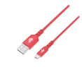 Kabel USB USB C 1m silikonowy czerwony Quick Charge lekki Kabel USB USB C 1m silikonowy czerwony Quick Charge lekki