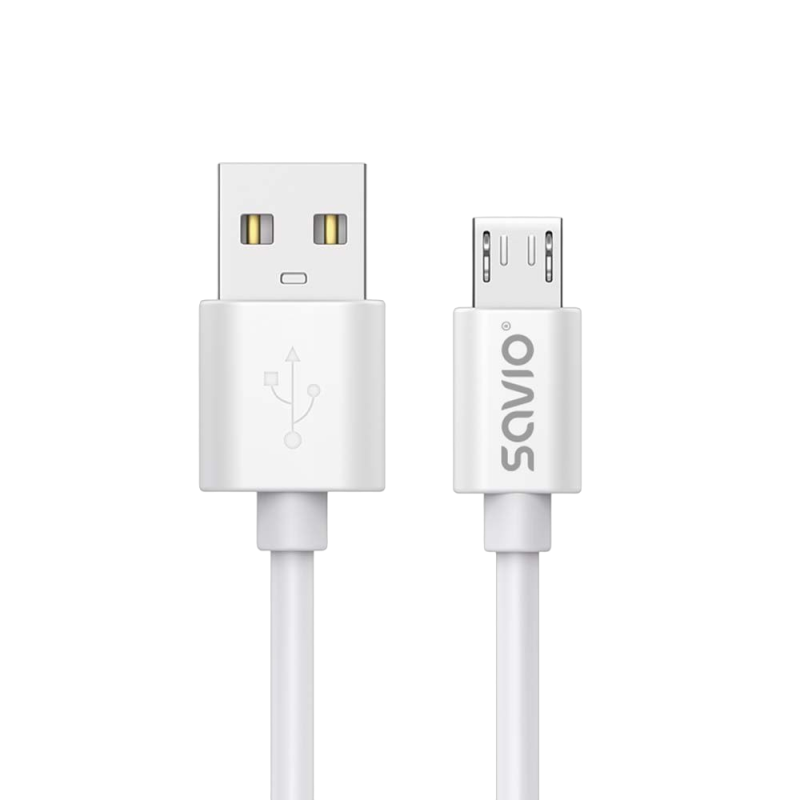 Kabel USB-A micro USB 3m 2A SAVIO CL-167 szybkie ładowanie Kabel USB-A micro USB 3m 2A SAVIO CL-167 szybkie ładowanie