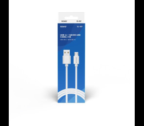 Kabel USB-A micro USB 3m 2A SAVIO CL-167 szybkie ładowanie
