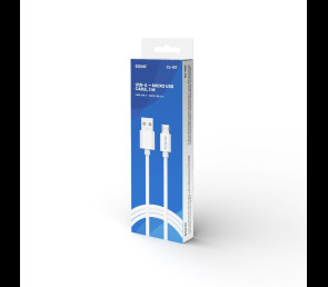 Kabel USB-A micro USB 3m 2A SAVIO CL-167 szybkie ładowanie