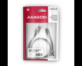 Kabel USB-C AXAGON BUCM-CM10AB 1m wytrzymały PD 60W czarny do szybkiego ładowania Kabel USB-C AXAGON BUCM-CM10AB 1m wytrzymały PD 60W czarny do szybkiego ładowania
