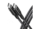Kabel USB-C AXAGON BUCM-CM30AB 3m PD 60W wytrzymały z nylonowym oplotem Kabel USB-C AXAGON BUCM-CM30AB 3m PD 60W wytrzymały z nylonowym oplotem