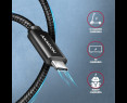 Kabel USB-C AXAGON BUCM2-CM15AB 1,5m 240W PD szybki i wytrzymały Kabel USB-C AXAGON BUCM2-CM15AB 1,5m 240W PD szybki i wytrzymały