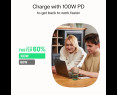 Kabel USB-C Green Cell PowerStream 100W czarny 1,2m nylonowy Kabel USB-C Green Cell PowerStream 100W czarny 1,2m nylonowy