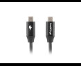 Kabel USB-C M/M 2.0 Lanberg czarny 1.8m szybkie ładowanie Quick Charge 4.0 Kabel USB-C M/M 2.0 Lanberg czarny 1.8m szybkie ładowanie Quick Charge 4.0